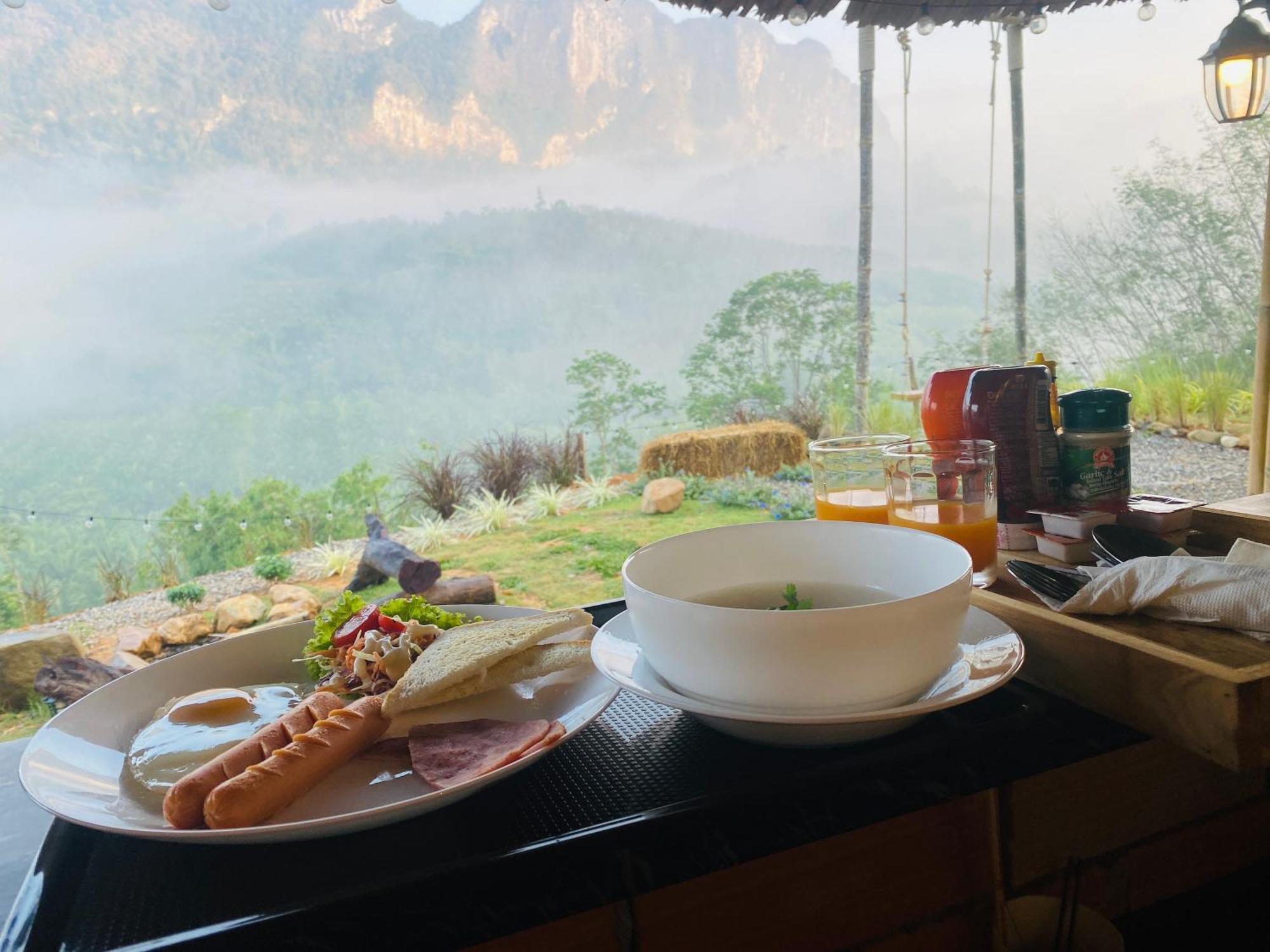 Camping Phutajoy Khaosok แคมป์ปิ้งภูตาจ้อยเขาศก Ban Thung Lang Tham Ngoại thất bức ảnh