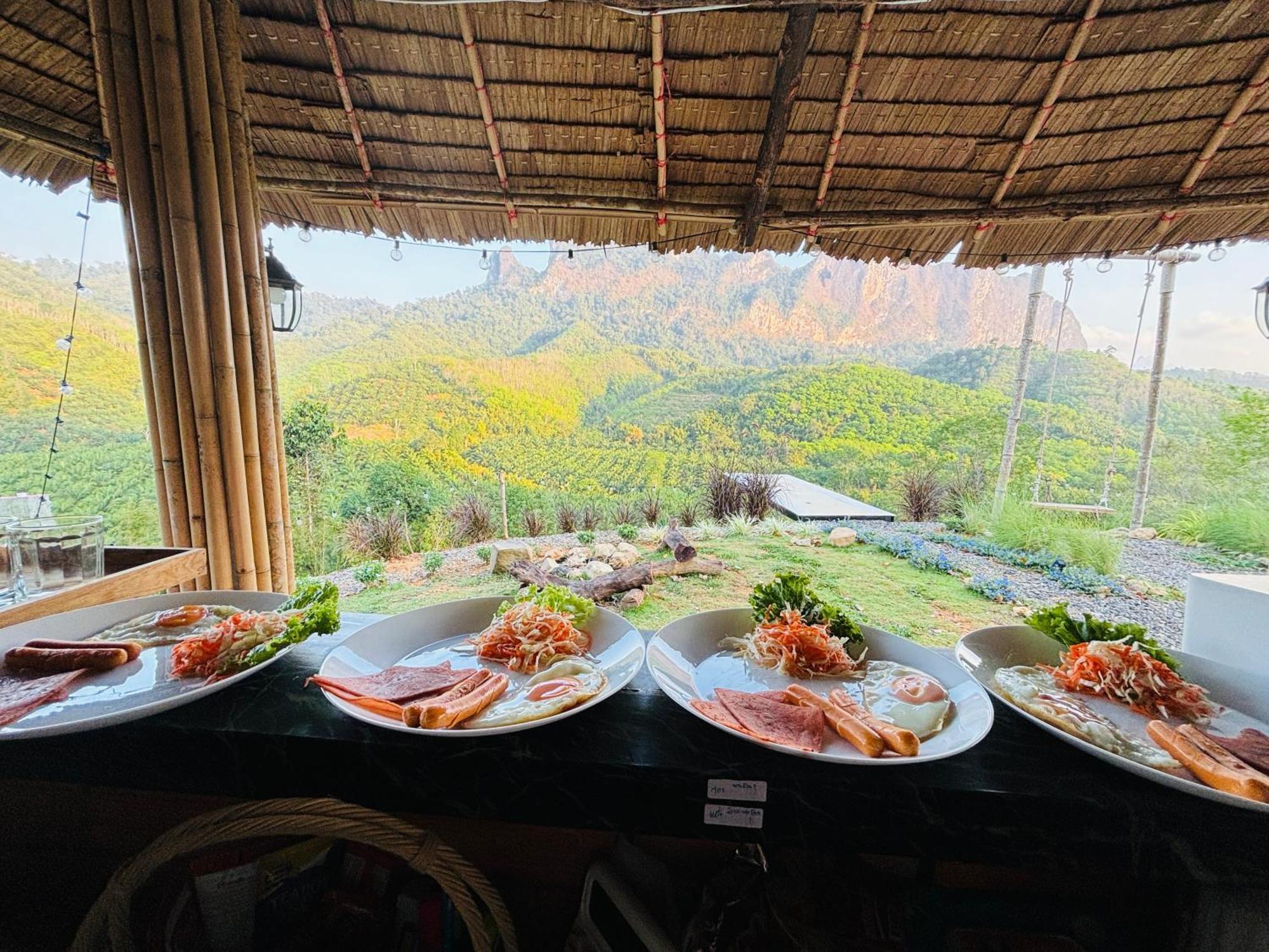 Camping Phutajoy Khaosok แคมป์ปิ้งภูตาจ้อยเขาศก Ban Thung Lang Tham Ngoại thất bức ảnh